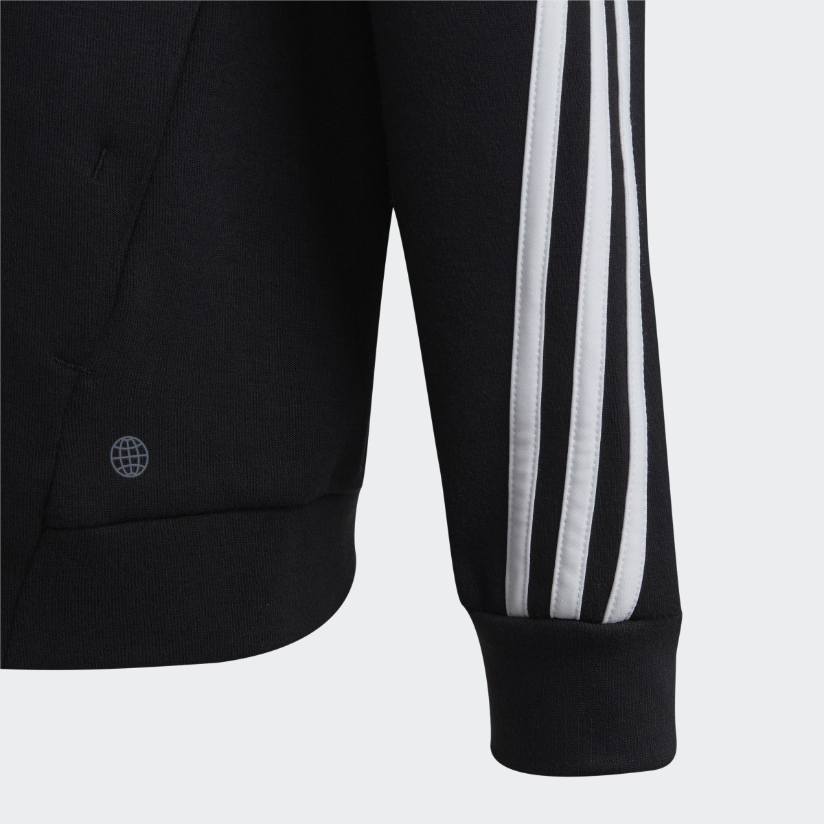 Adidas Future Icons 3-Stripes Full-Zip Kapüşonlu Üst. 6