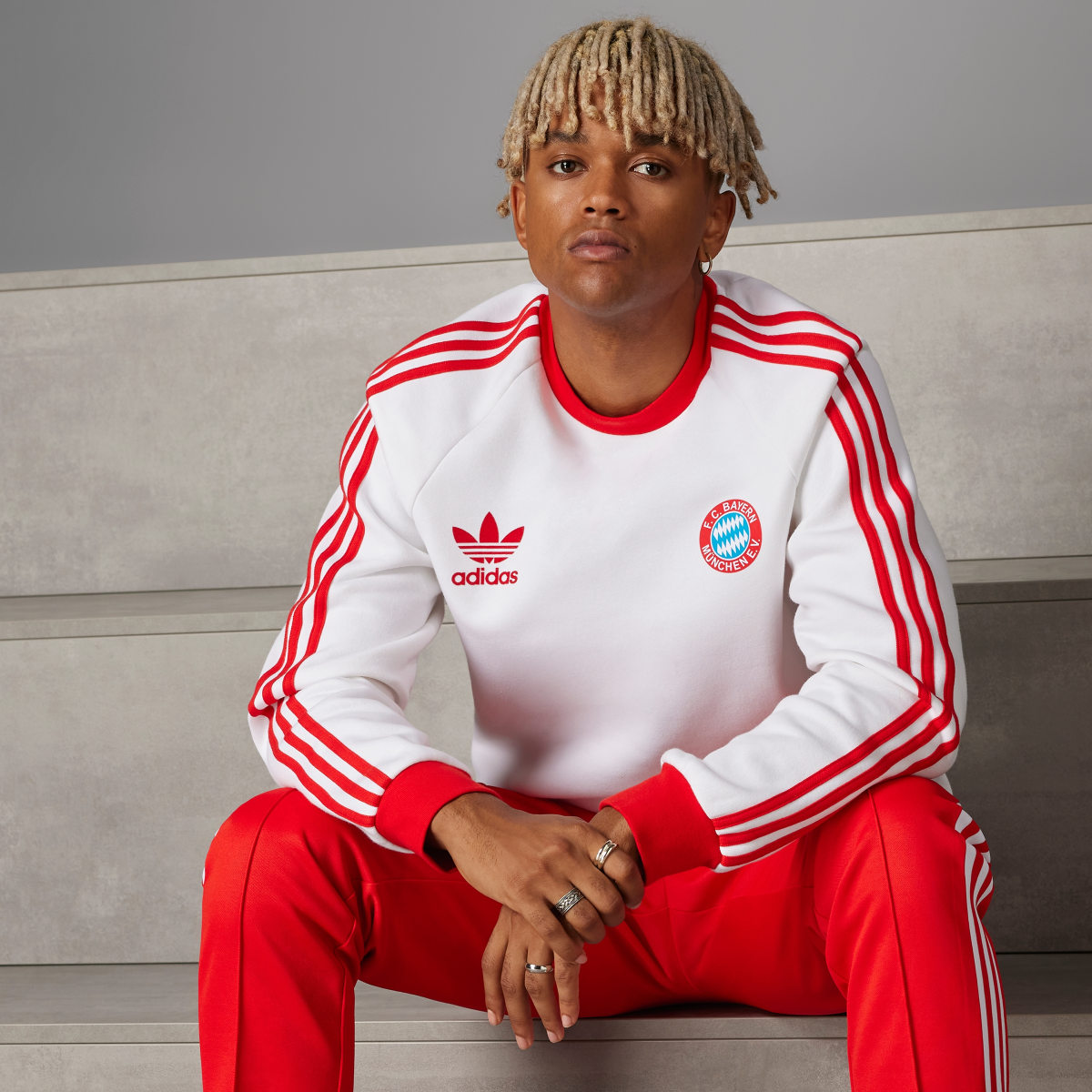 Adidas Felpa Crew Originals FC Bayern München. 7