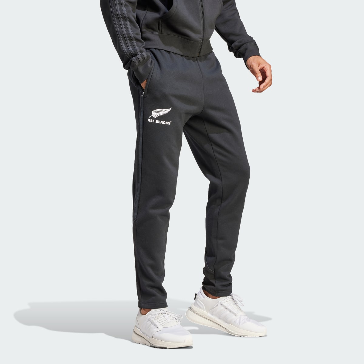 Adidas Pantalon de survêtement de rugby 3 bandes All Blacks. 4