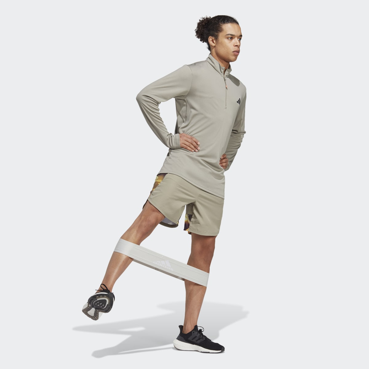 Adidas Train Essentials Seasonal Training 1/4-Zip Long Sleeve Sweatshirt. 4