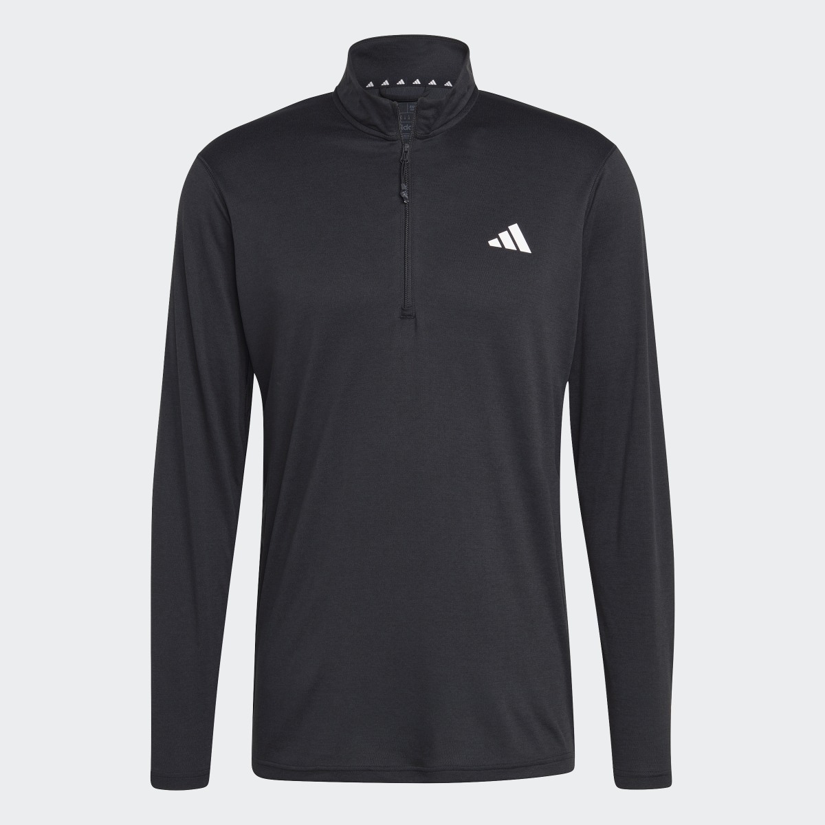 Adidas T-shirt training à manches longues et zip 1/4 Train Essentials Seasonal. 6