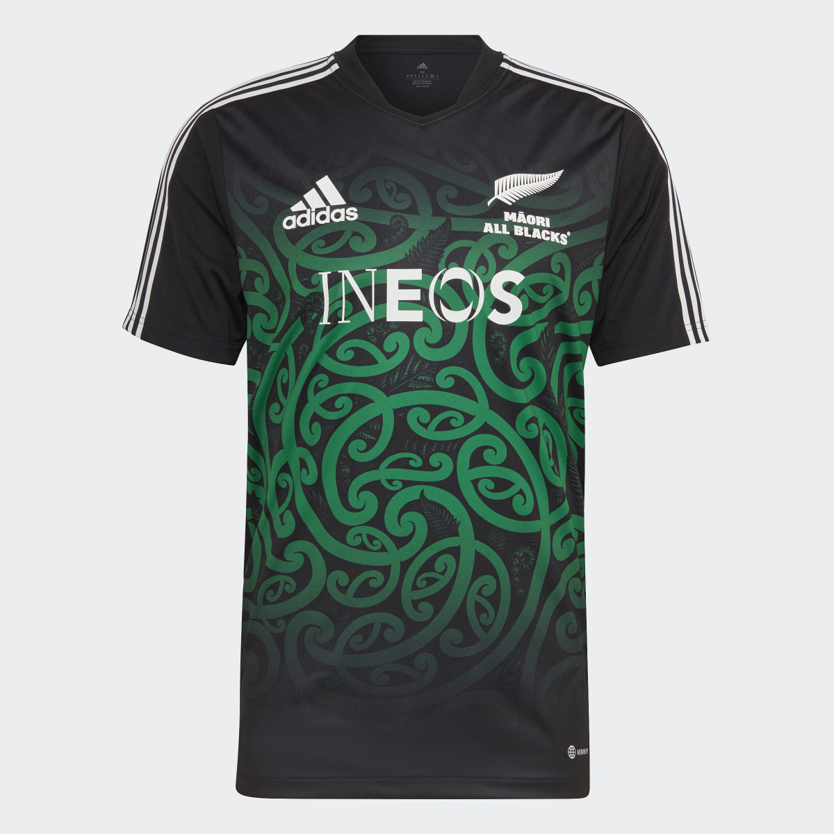 Adidas Maori All Blacks Rugby Performance Tee. 6