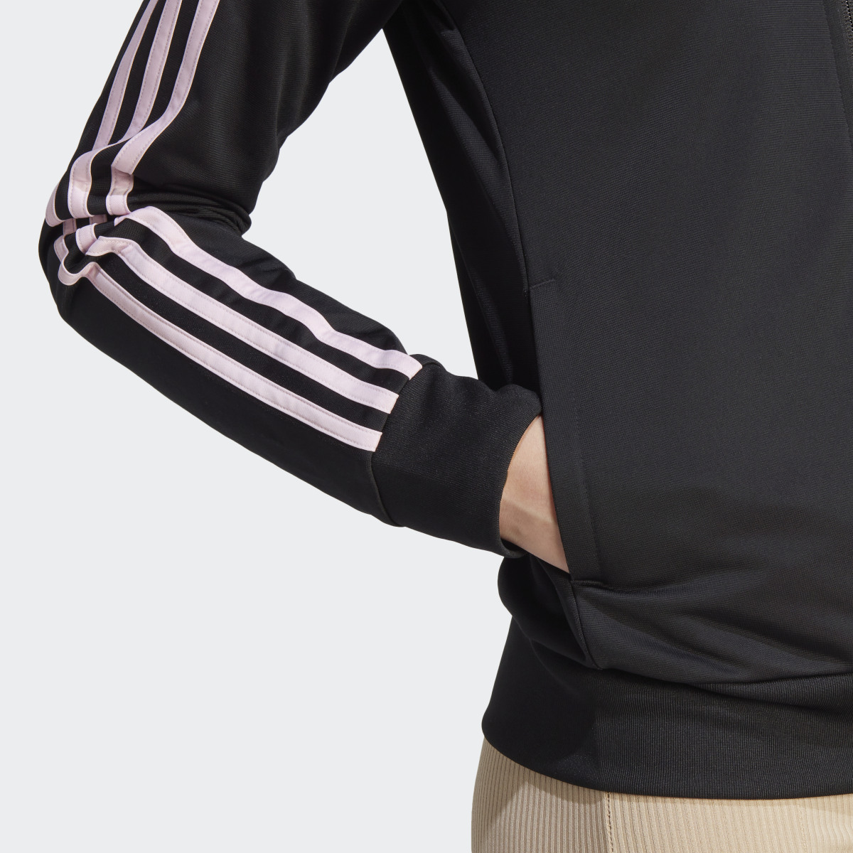 Adidas Primegreen Essentials Warm-Up Slim 3-Stripes Track Jacket. 7