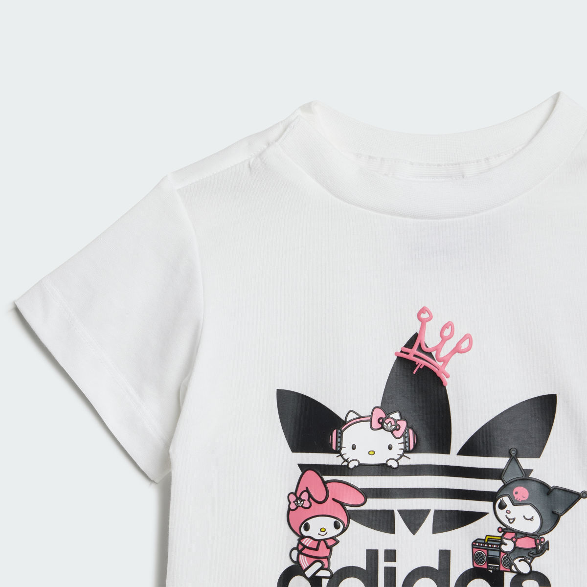 Adidas Conjunto de Vestido Playera y Mallas adidas Originals x Hello Kitty. 8