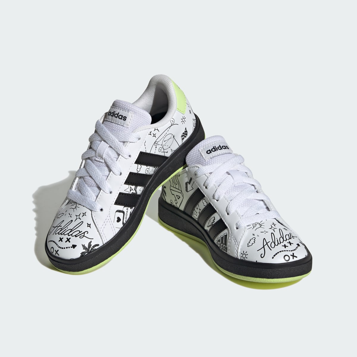 Adidas Grand Court 2.0 Kids Ayakkabı. 4