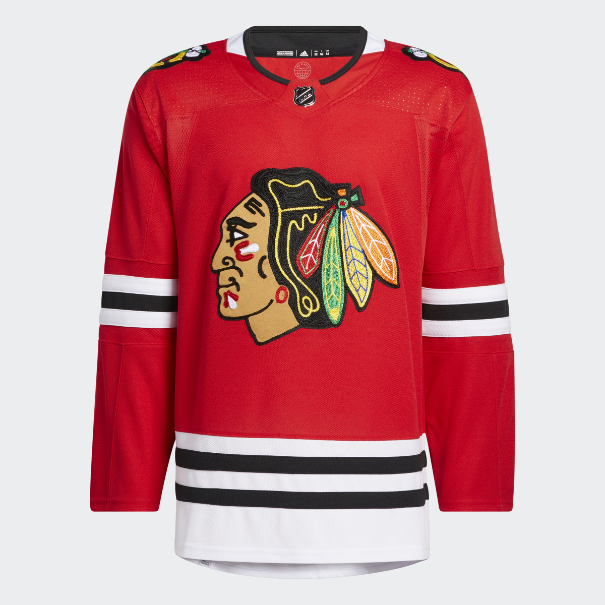 Adidas Blackhawks Home Authentic Jersey. 5