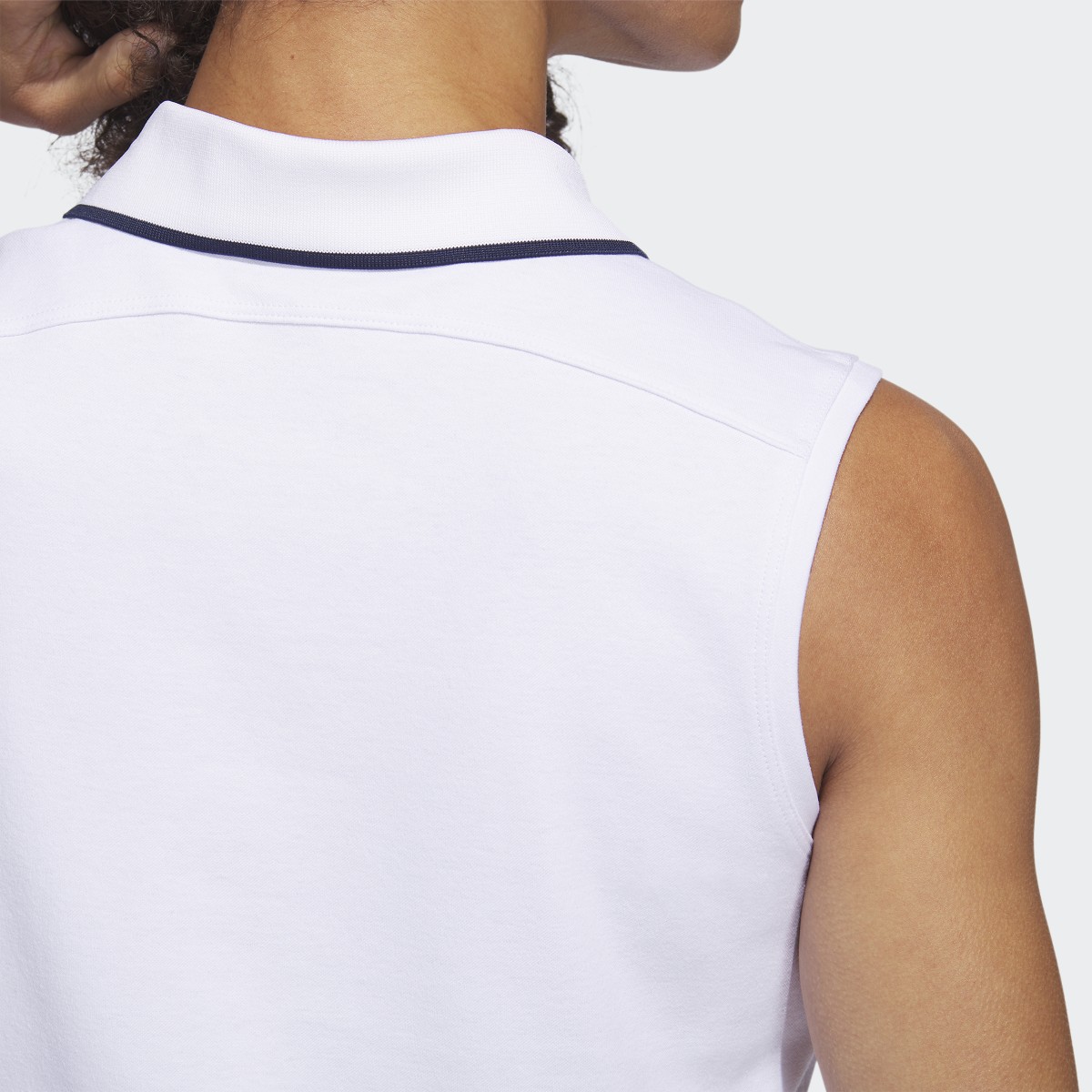 Adidas Go-To Piqué Sleeveless Golf Polo Shirt. 10