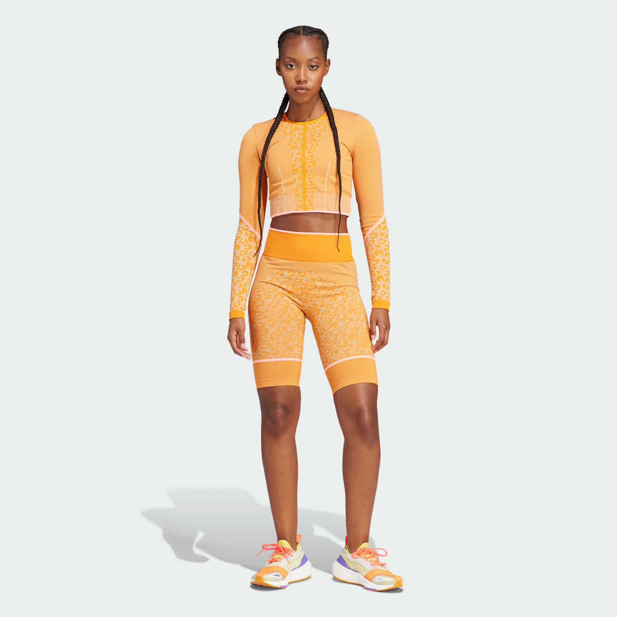 Adidas by Stella McCartney TrueStrength Seamless Yoga Bisikleti Taytı. 4