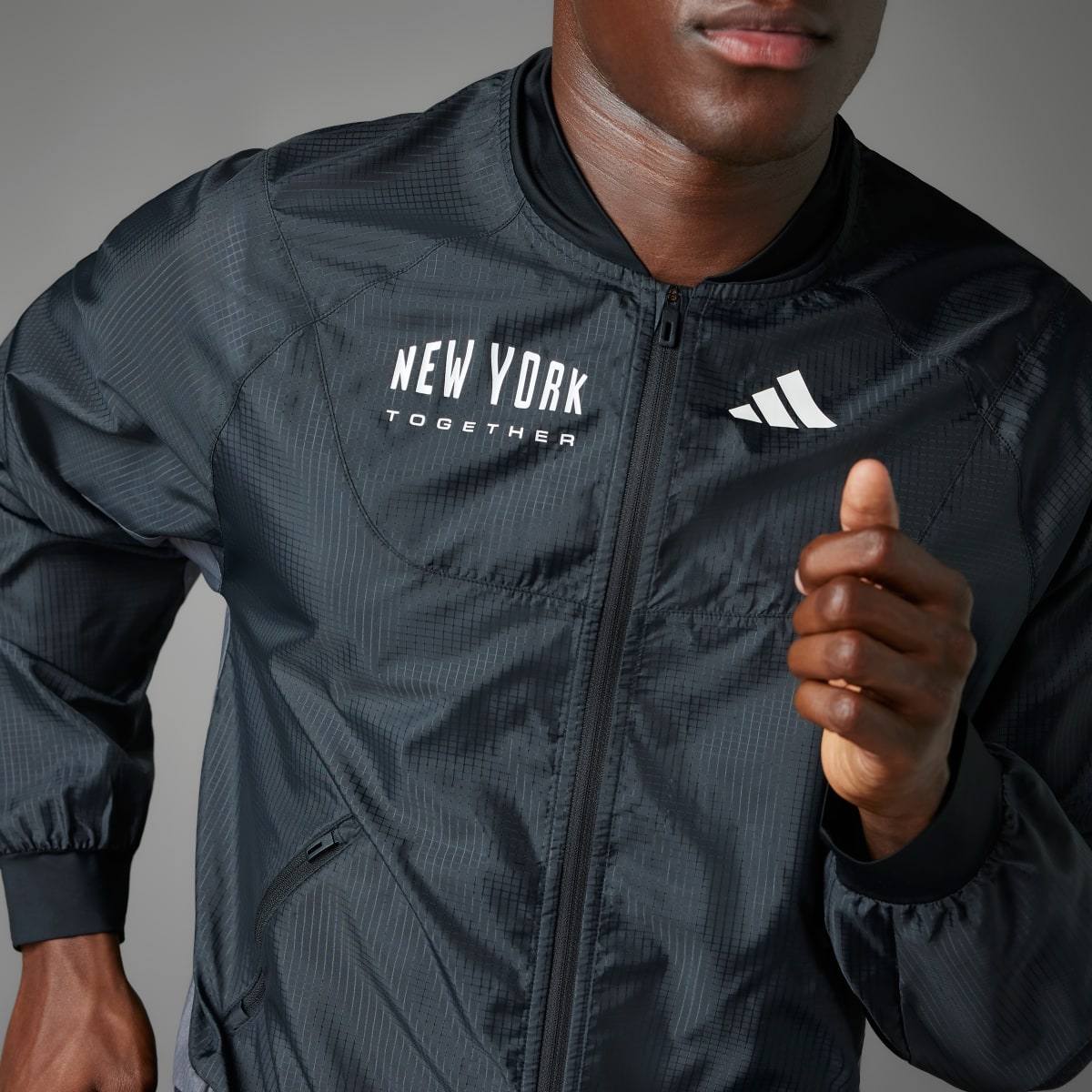 Adidas NYC Running Jacket (Gender Neutral). 6
