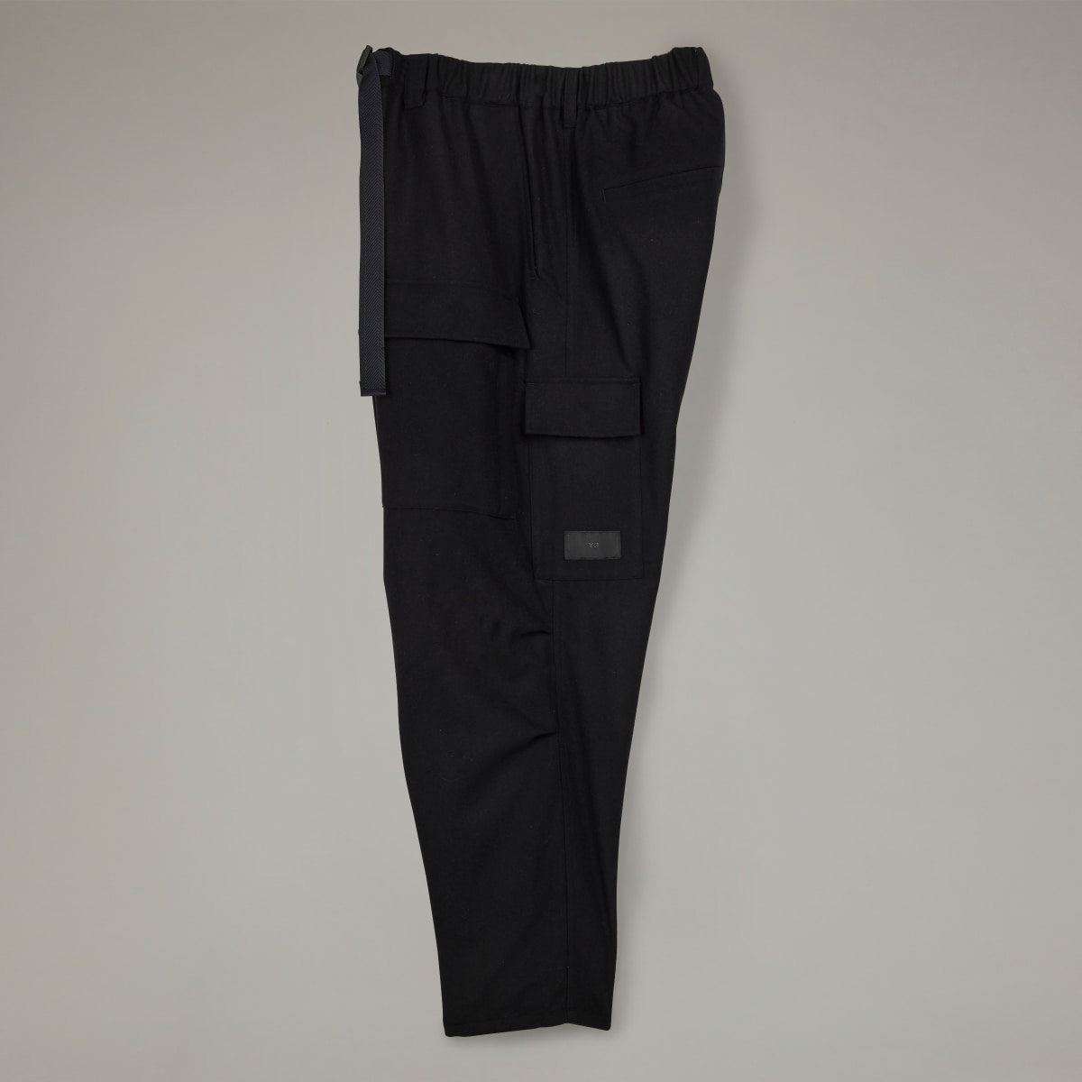 Adidas Y-3 Wool Flannel Cargo Joggers. 5