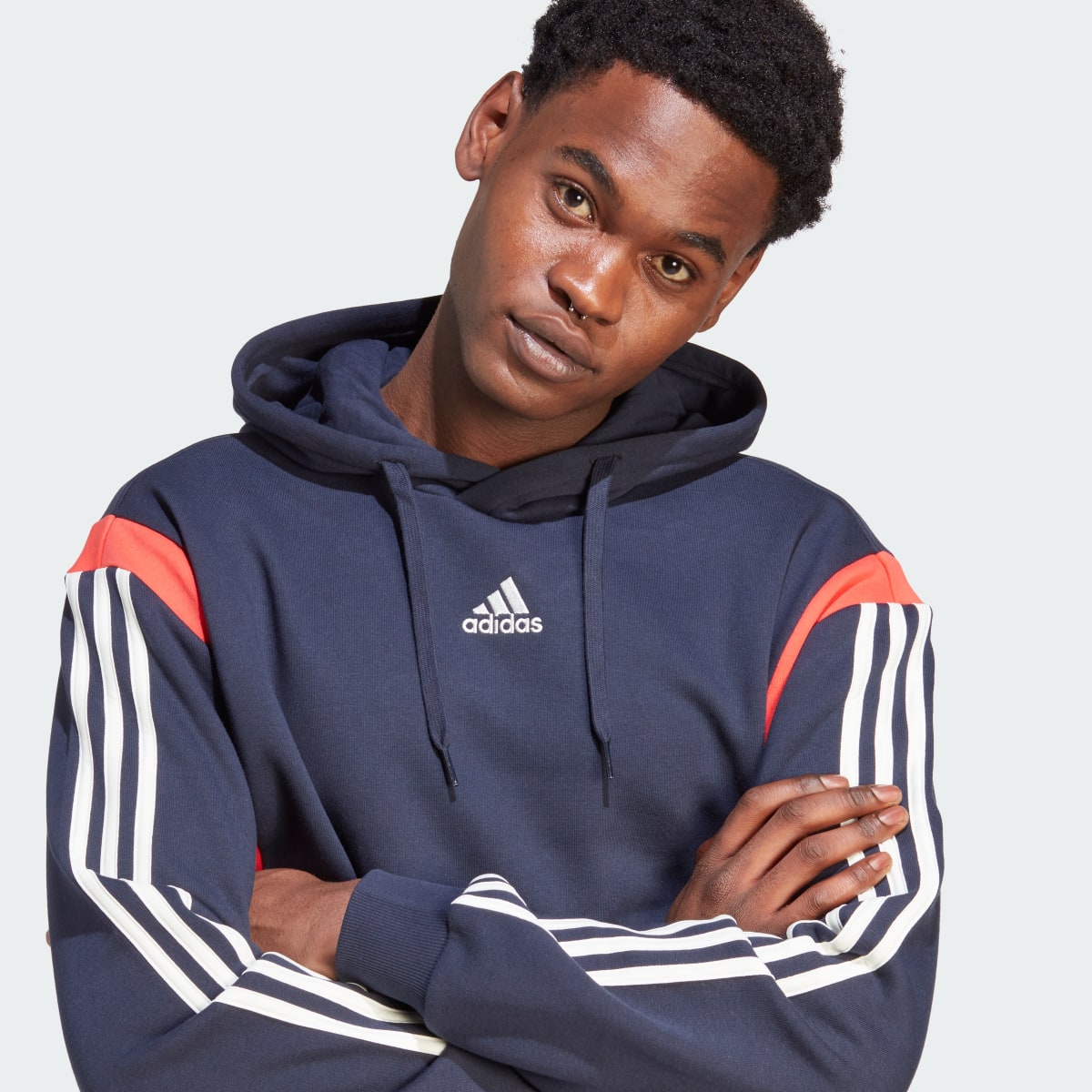 Adidas Sweatshirt com Capuz. 6