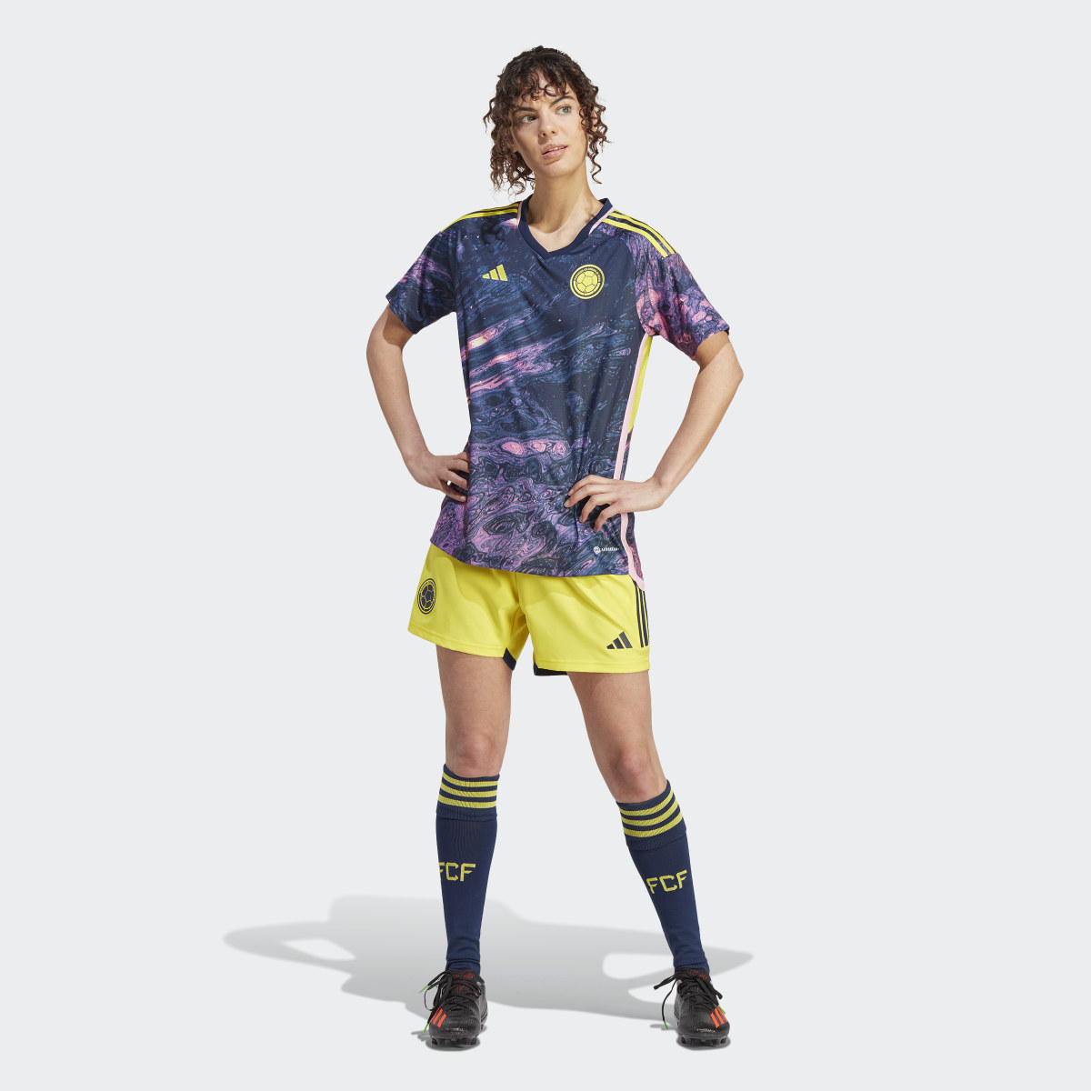 Adidas Camiseta segunda equipación selección femenina Colombia 23. 5