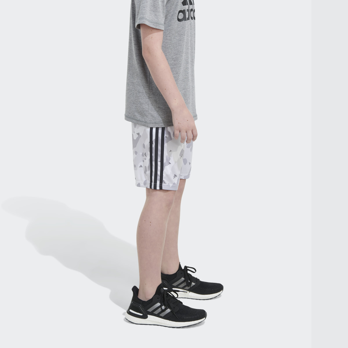 Adidas AEROREADY® Elastic Waistband Camo Shorts. 6