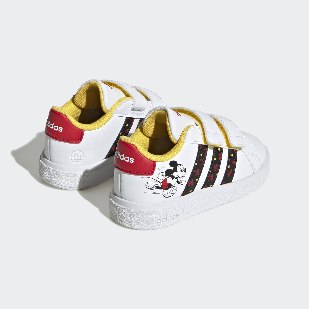 Adidas x Disney Grand Court Mickey Hook-and-Loop Shoes. 6