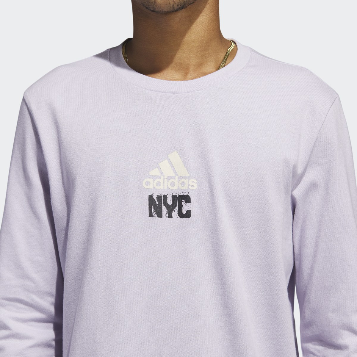 Adidas New York Long Sleeve Graphic Tee. 6