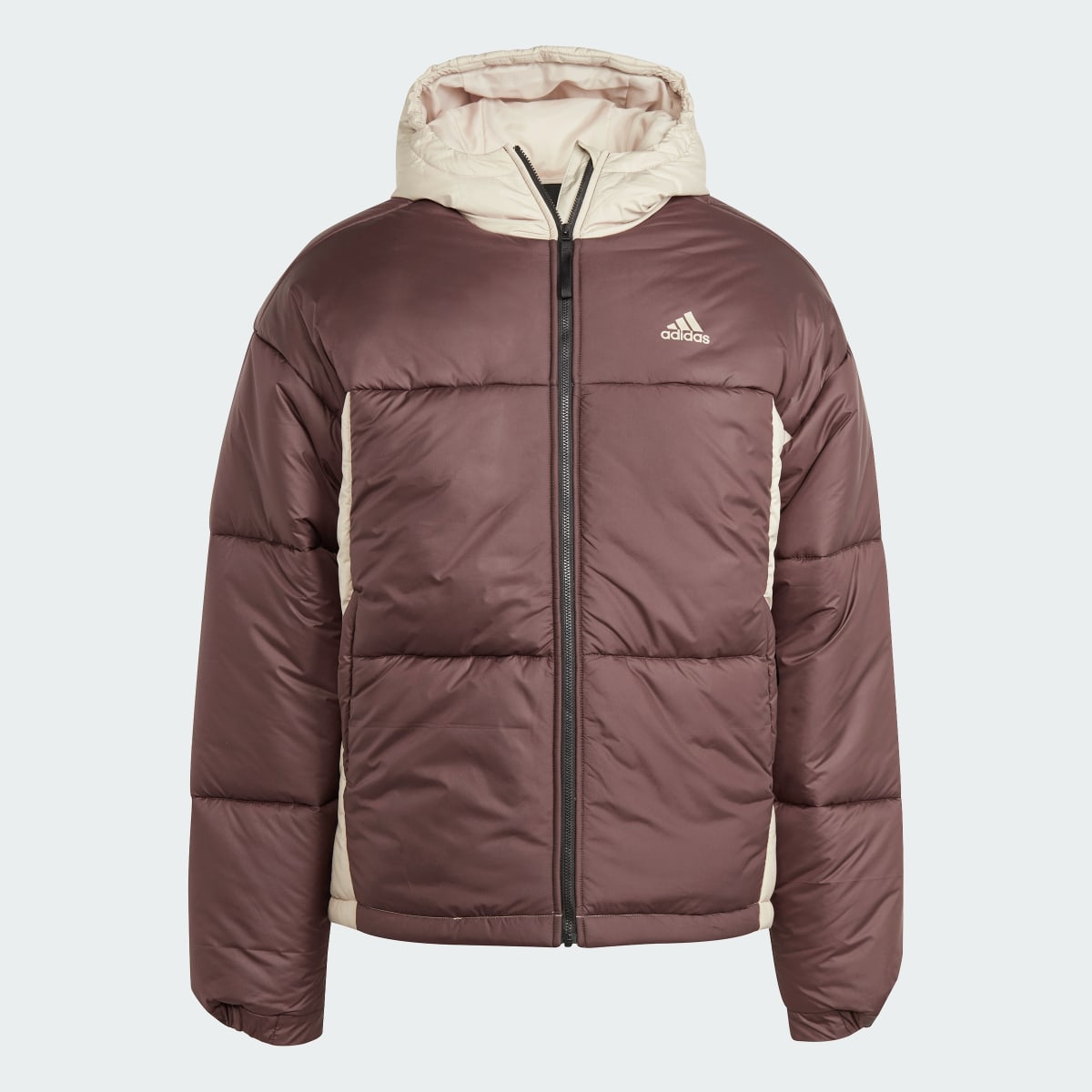 Adidas BSC 3-Stripes Puffy Hooded Jacket. 5
