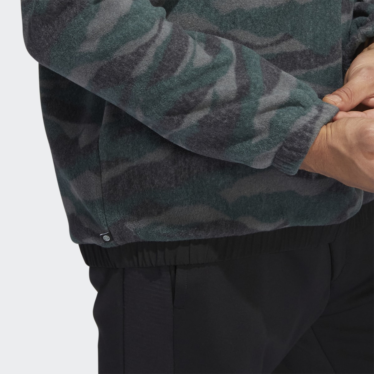 Adidas Texture-Print Crew Sweatshirt. 8