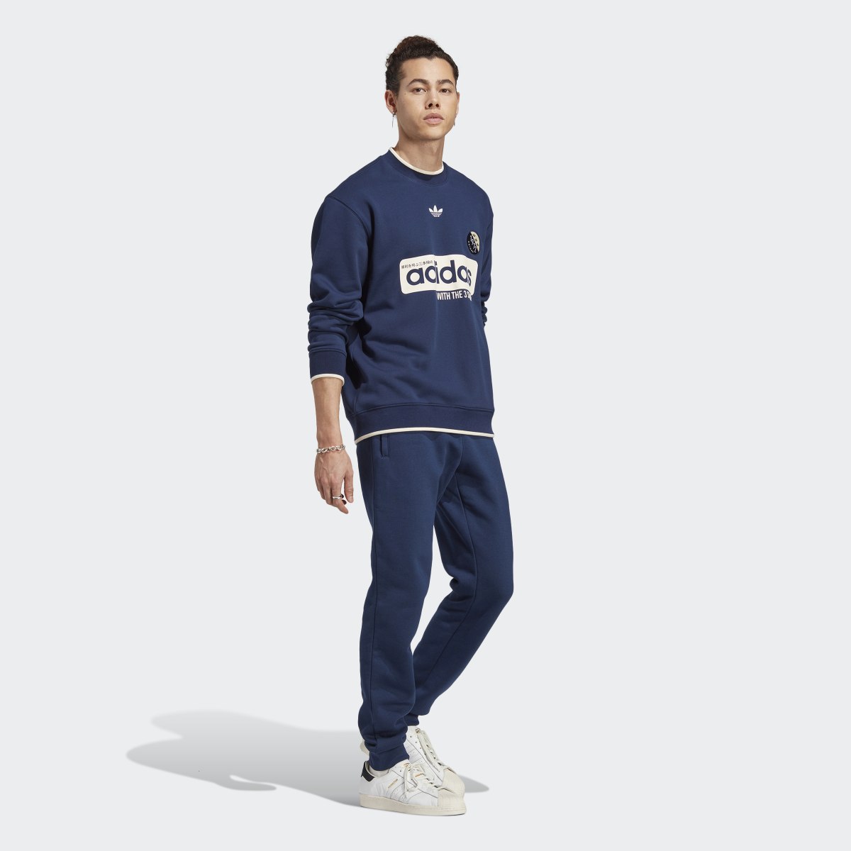 Adidas Blokepop Crewneck Sweatshirt. 4