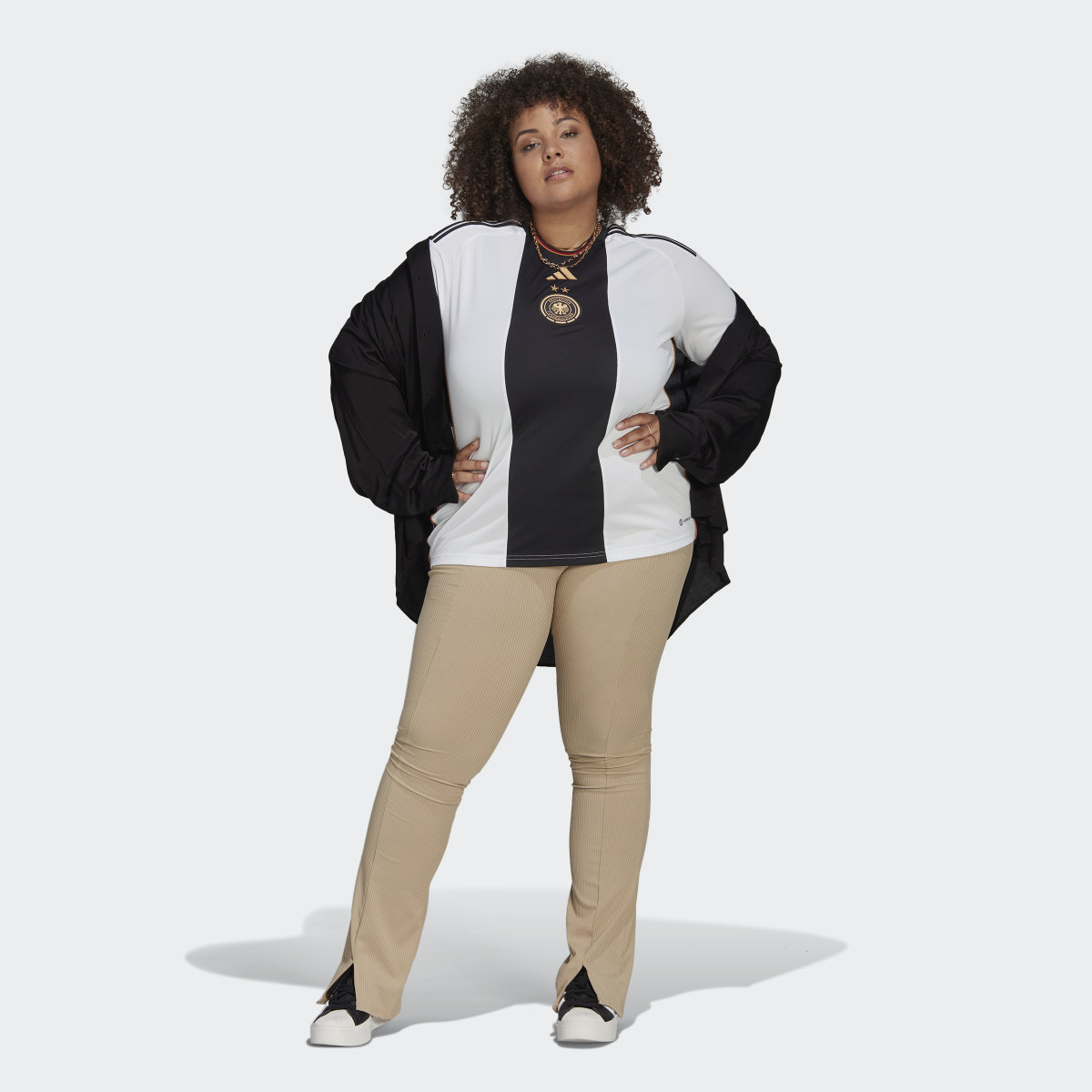 Adidas Camisola Principal 23 da Seleção Feminina da Alemanha (Plus Size). 4