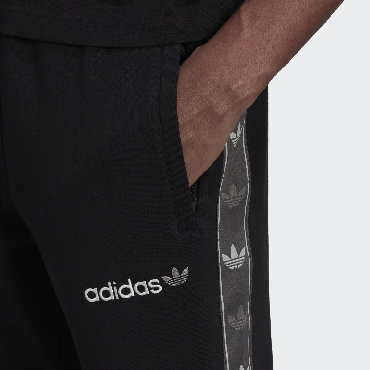 Adidas Tape Fleece Joggers. 5