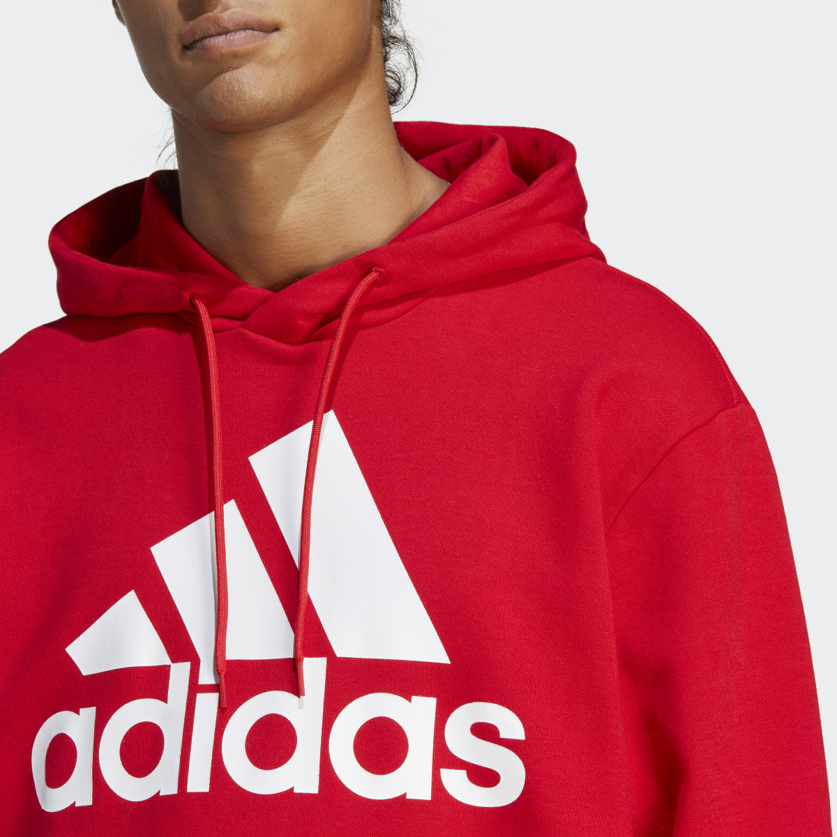 Adidas Sudadera con Gorro Essentials Logo Lineal Felpa. 6