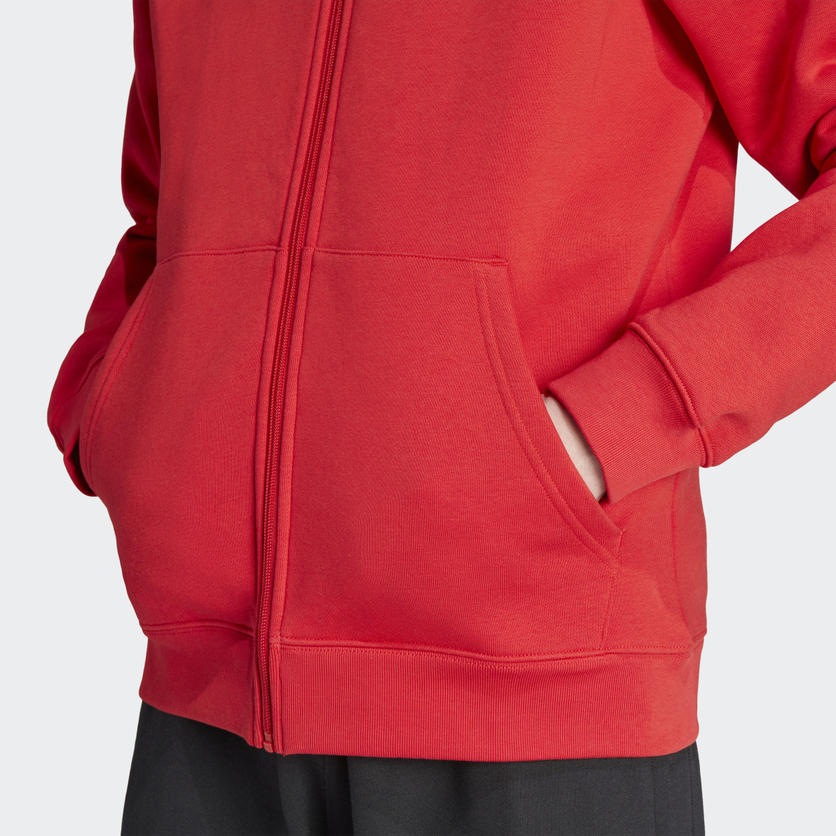 Adidas Trefoil Essentials Full-Zip Hoodie. 7