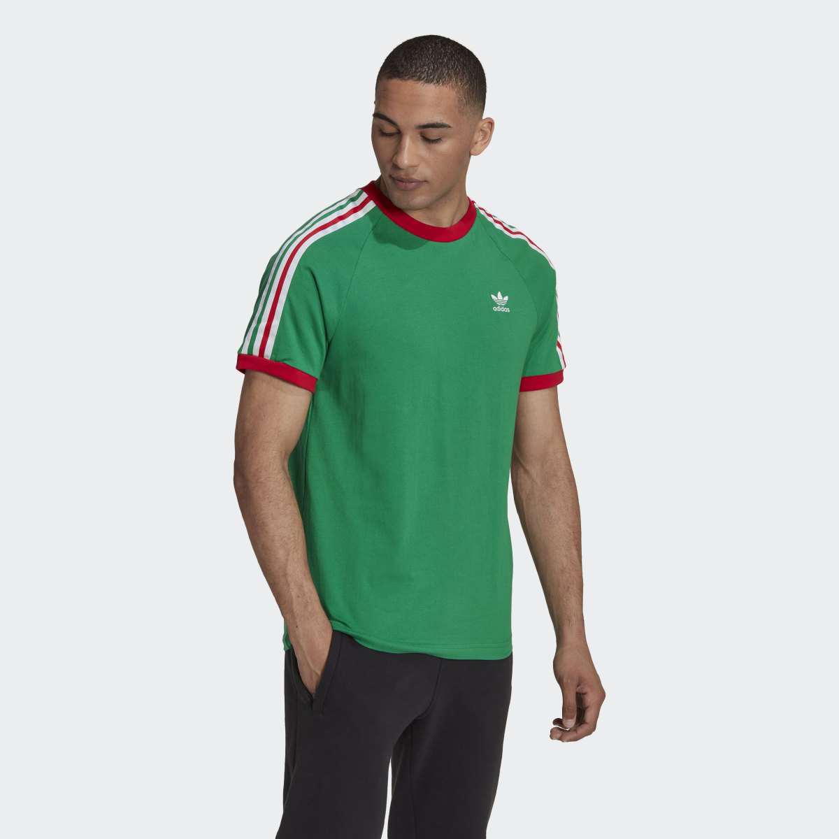 Adidas Playera 3 franjas. 4