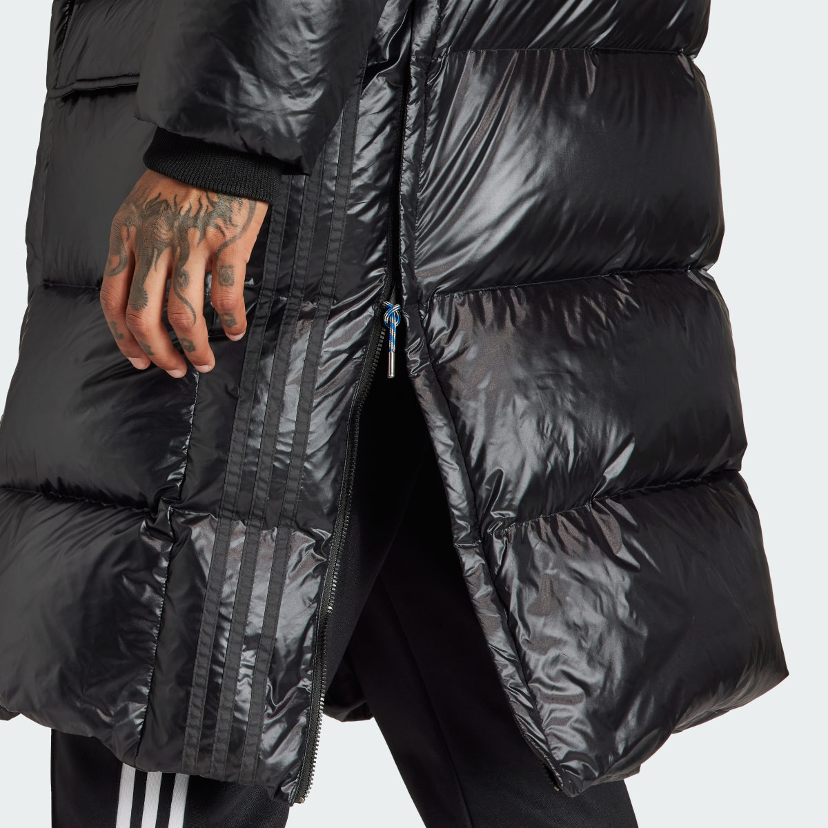 Adidas Long Down Puffer Jacket. 6