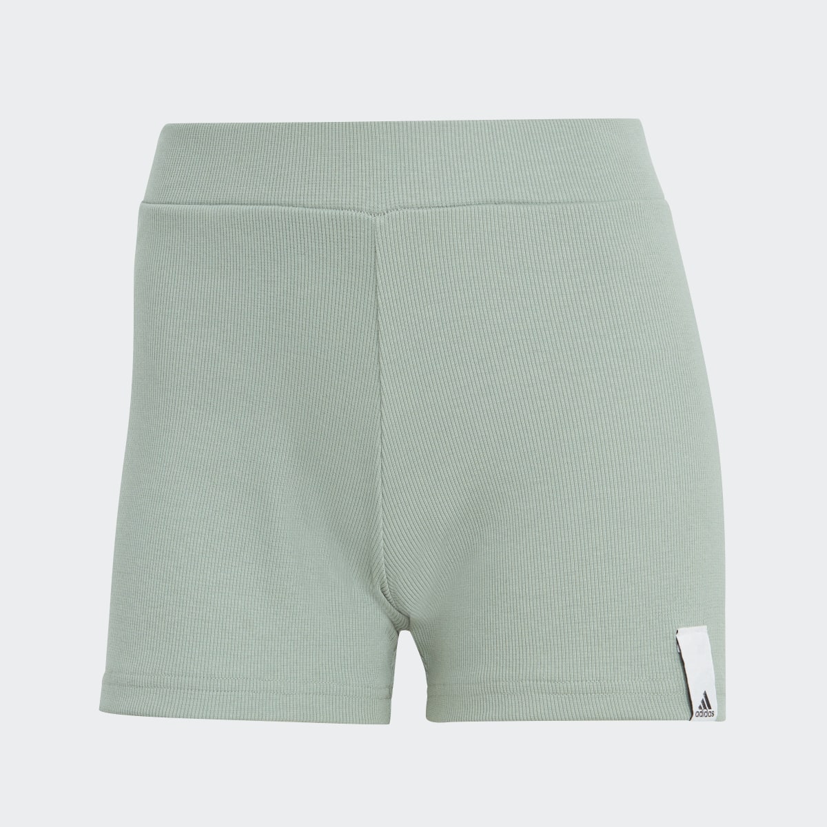 Adidas Lounge Rib Booty Shorts. 4