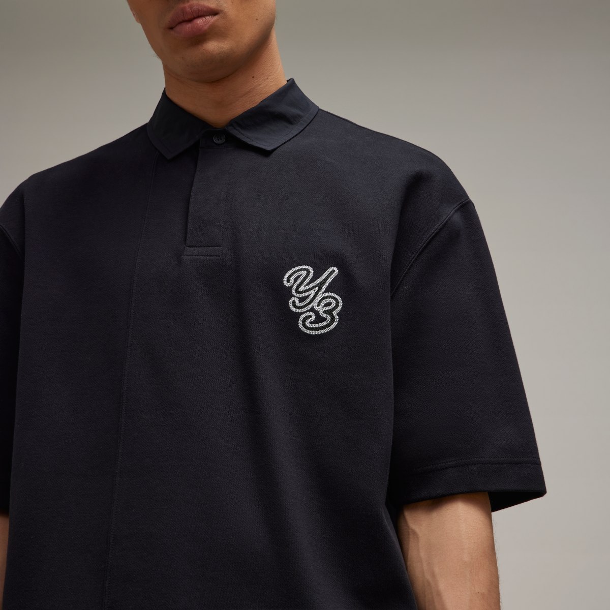 Adidas Y-3 Short Sleeve Rugby T-Shirt. 6