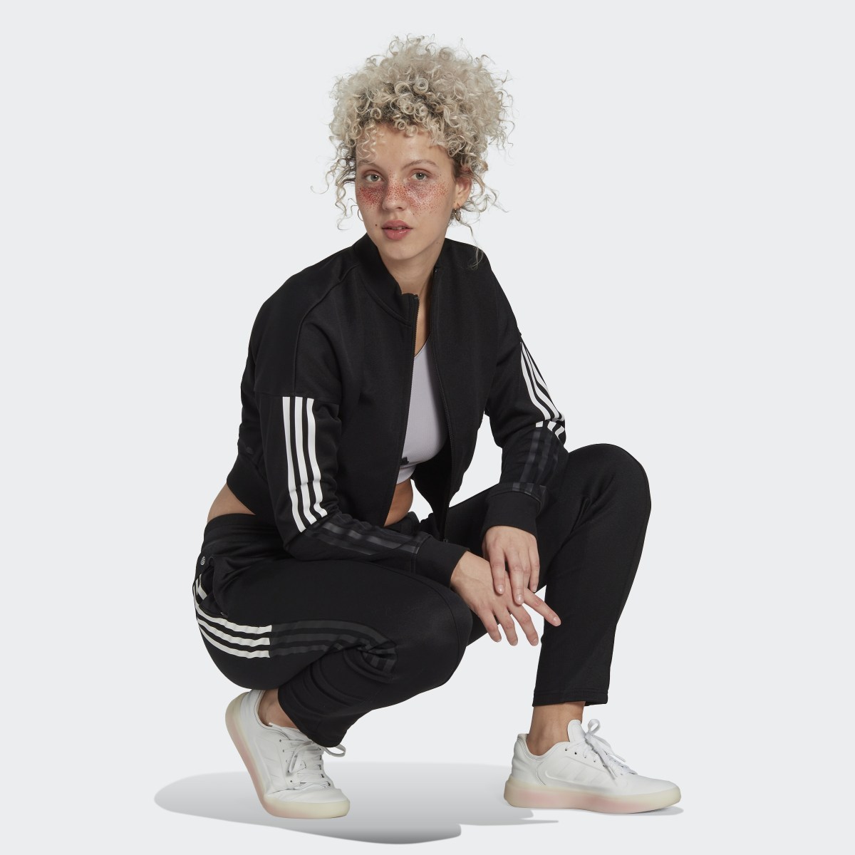 Adidas Cropped Track Top. 5