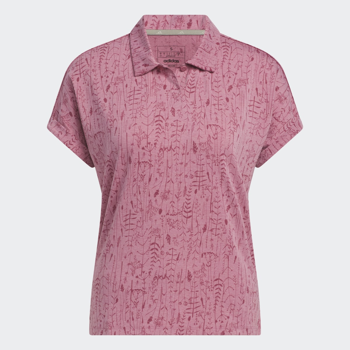 Adidas Go-To Printed Golf Polo Shirt. 5