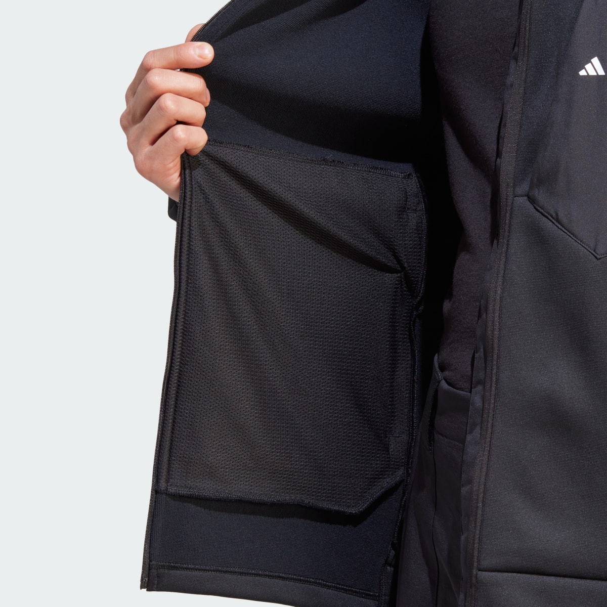 Adidas Terrex Xperior Medium Fleece Hooded Jacket. 8