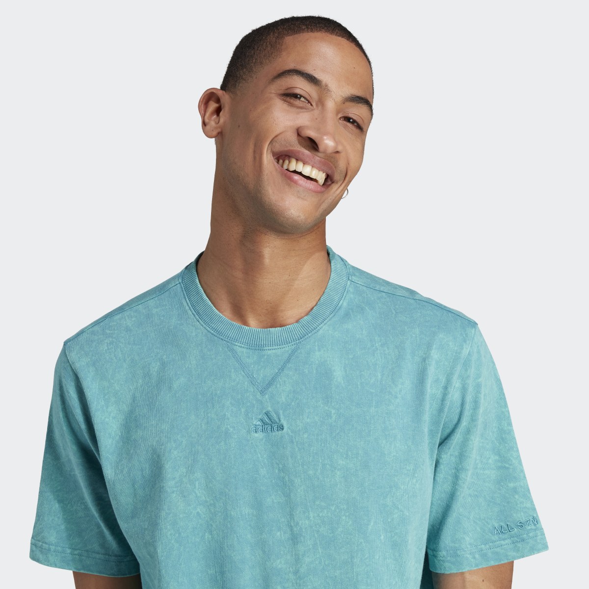 Adidas ALL SZN Garment-Wash Tee. 6