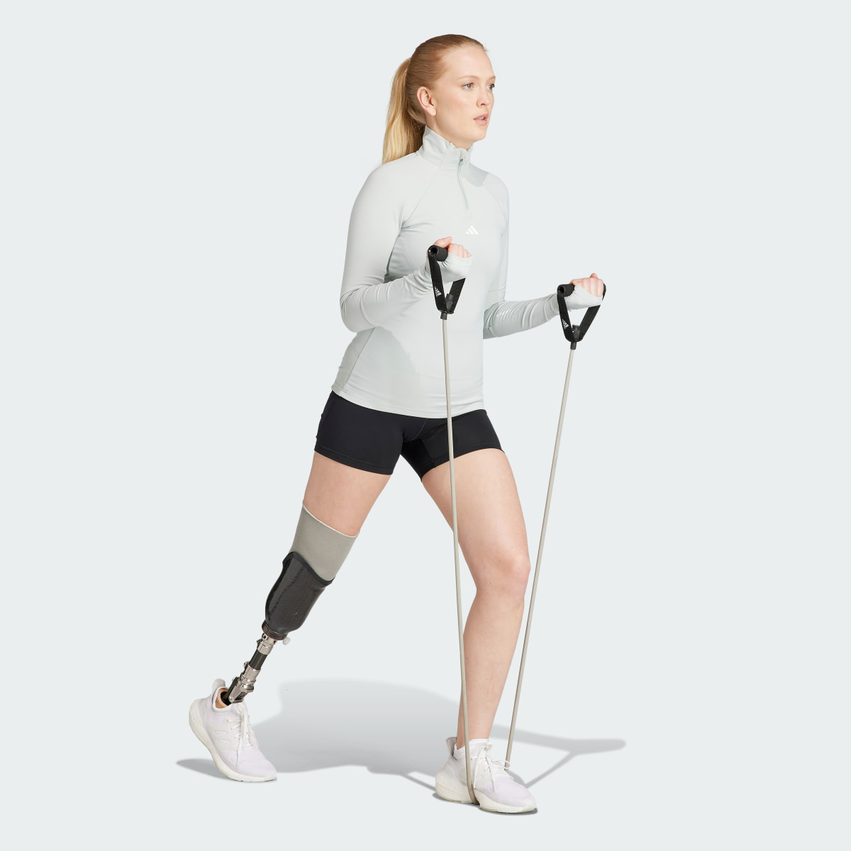Adidas Haut d'entraînement à manches longues et zip 1/4 Techfit COLD.RDY. 4