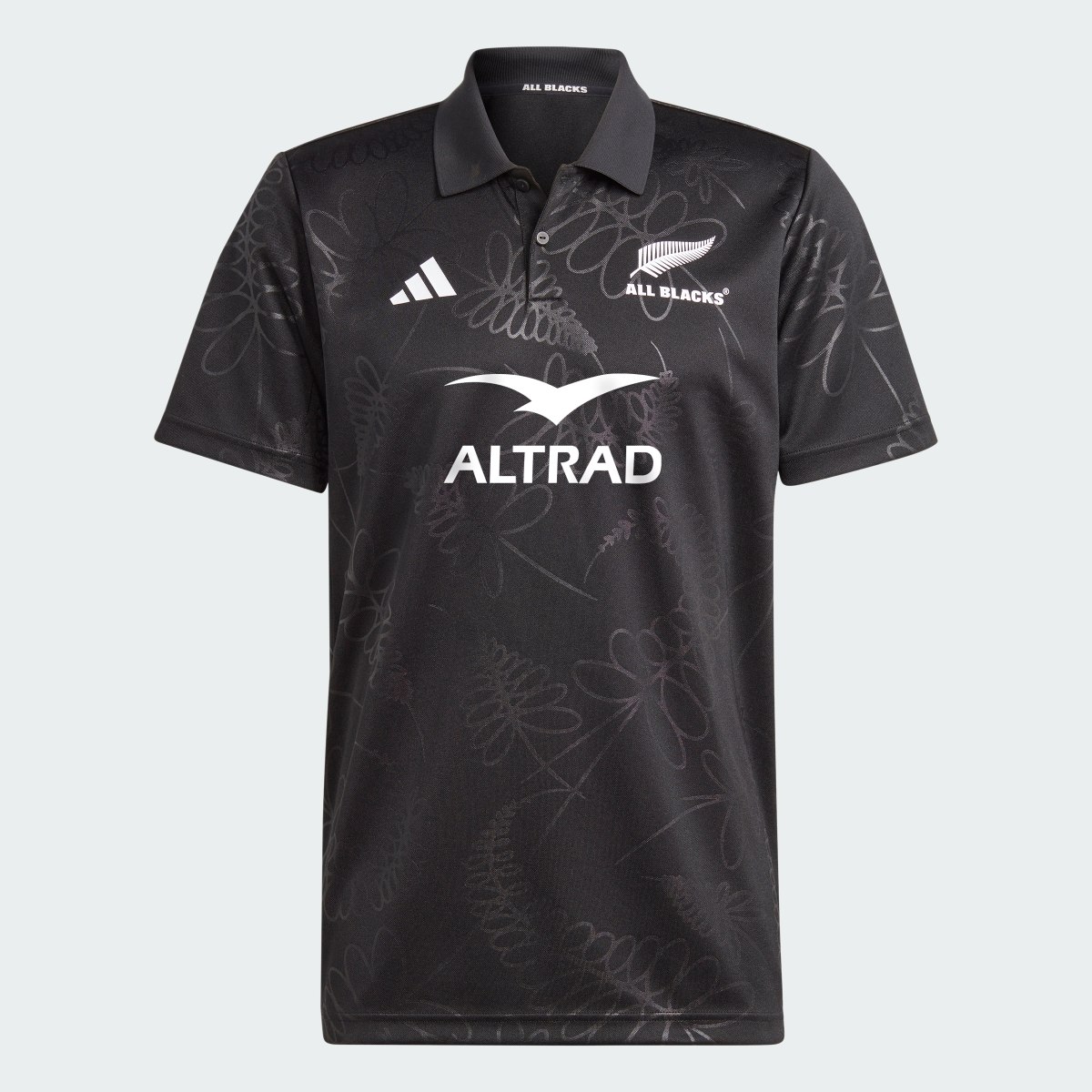 Adidas All Blacks Rugby Supporters Polo Shirt. 5