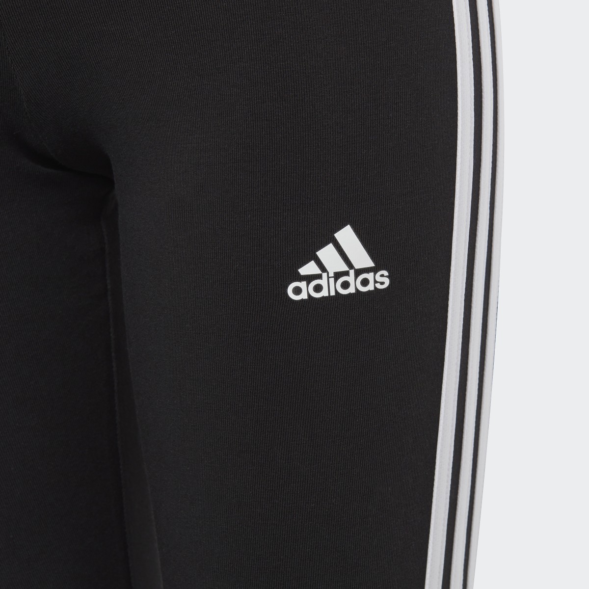 Adidas Essentials 3-Streifen Cotton Leggings. 4