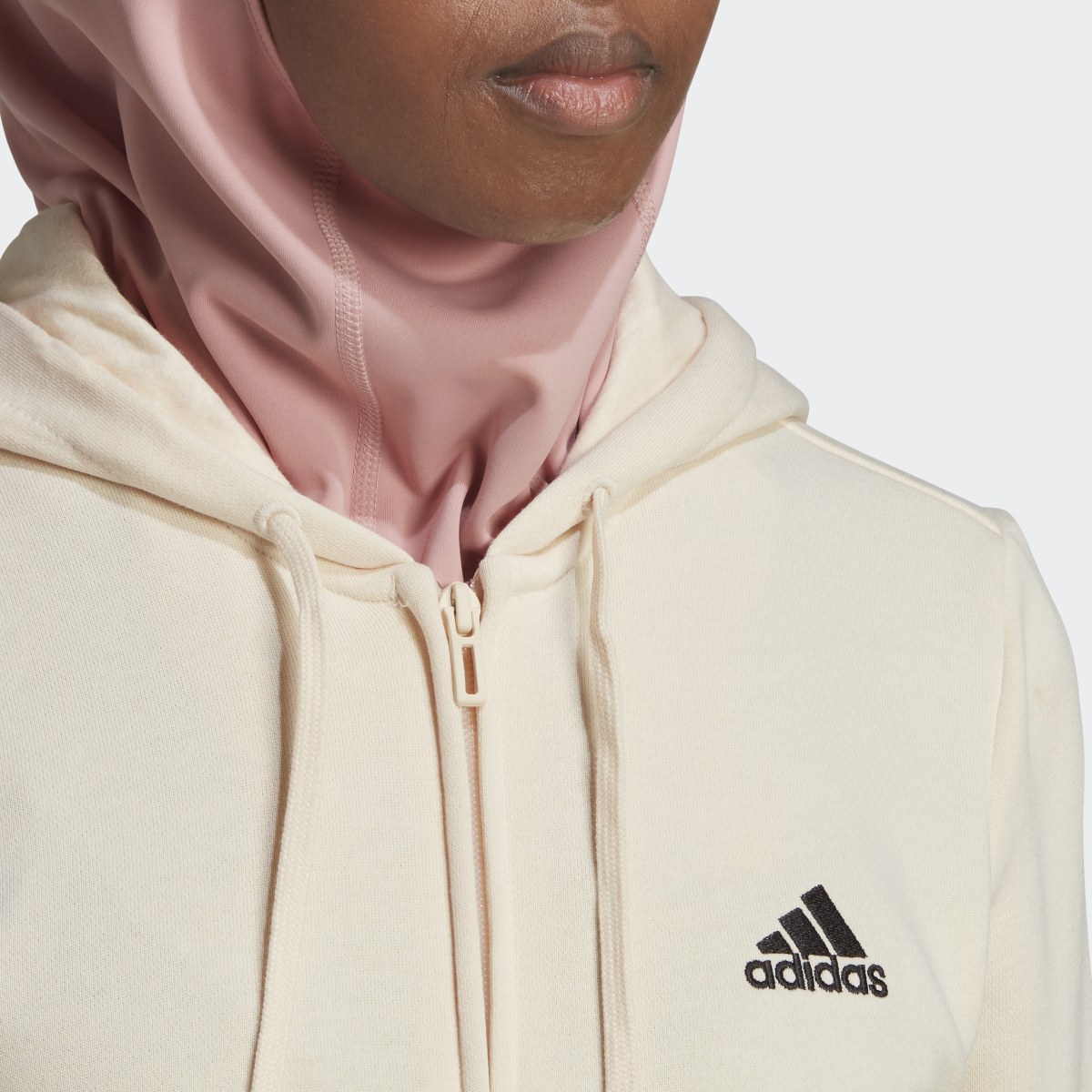 Adidas Essentials Logo Full-Zip Hoodie. 7