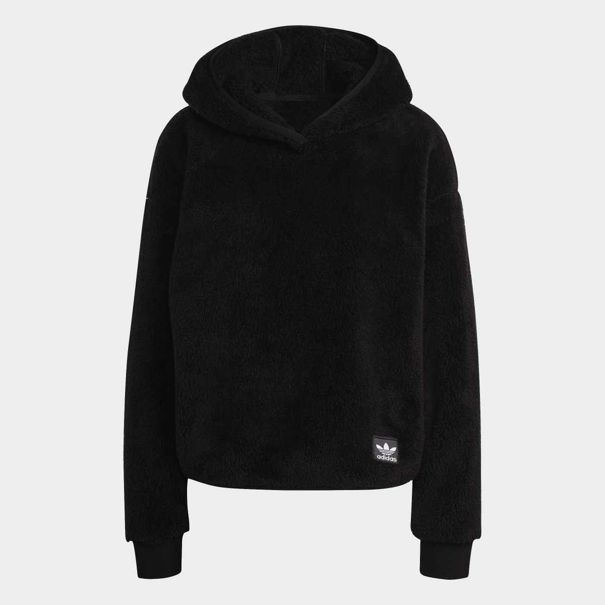 Adidas Essentials+ Fluffy Teddy Hoodie. 4