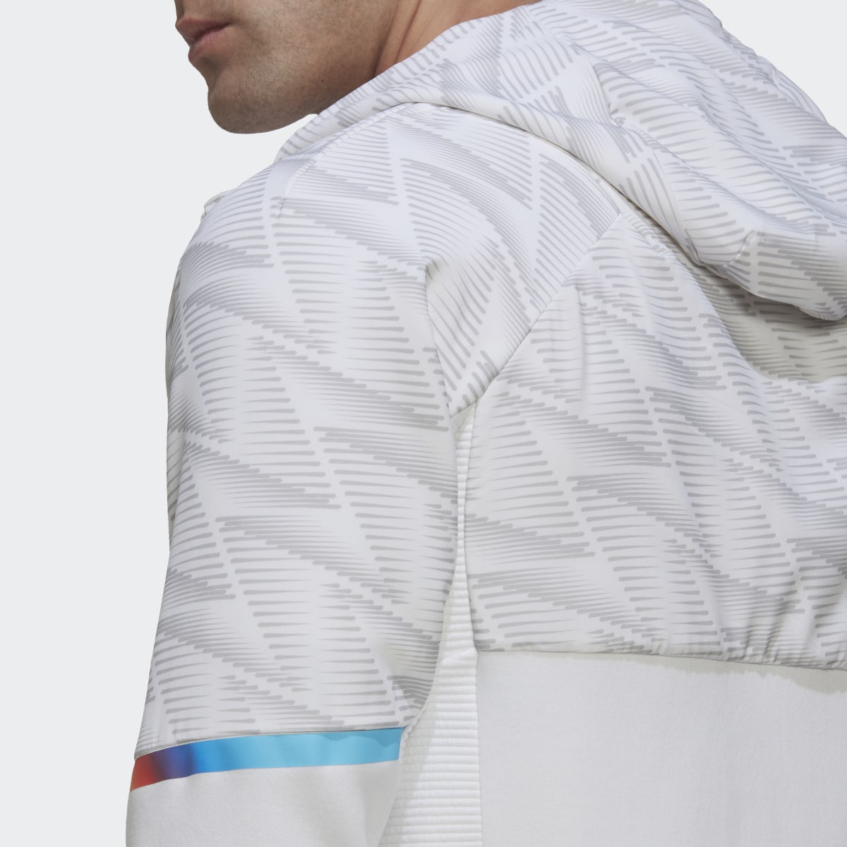 Adidas Felpa con cappuccio Designed for Gameday Full-Zip. 9