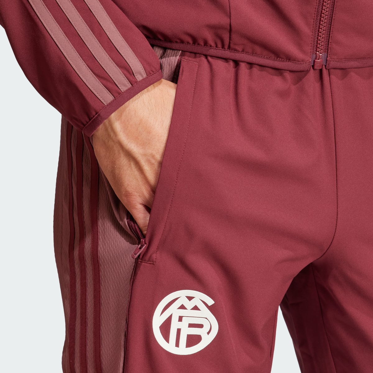 Adidas FC Bayern Anthem Tracksuit Bottoms. 7