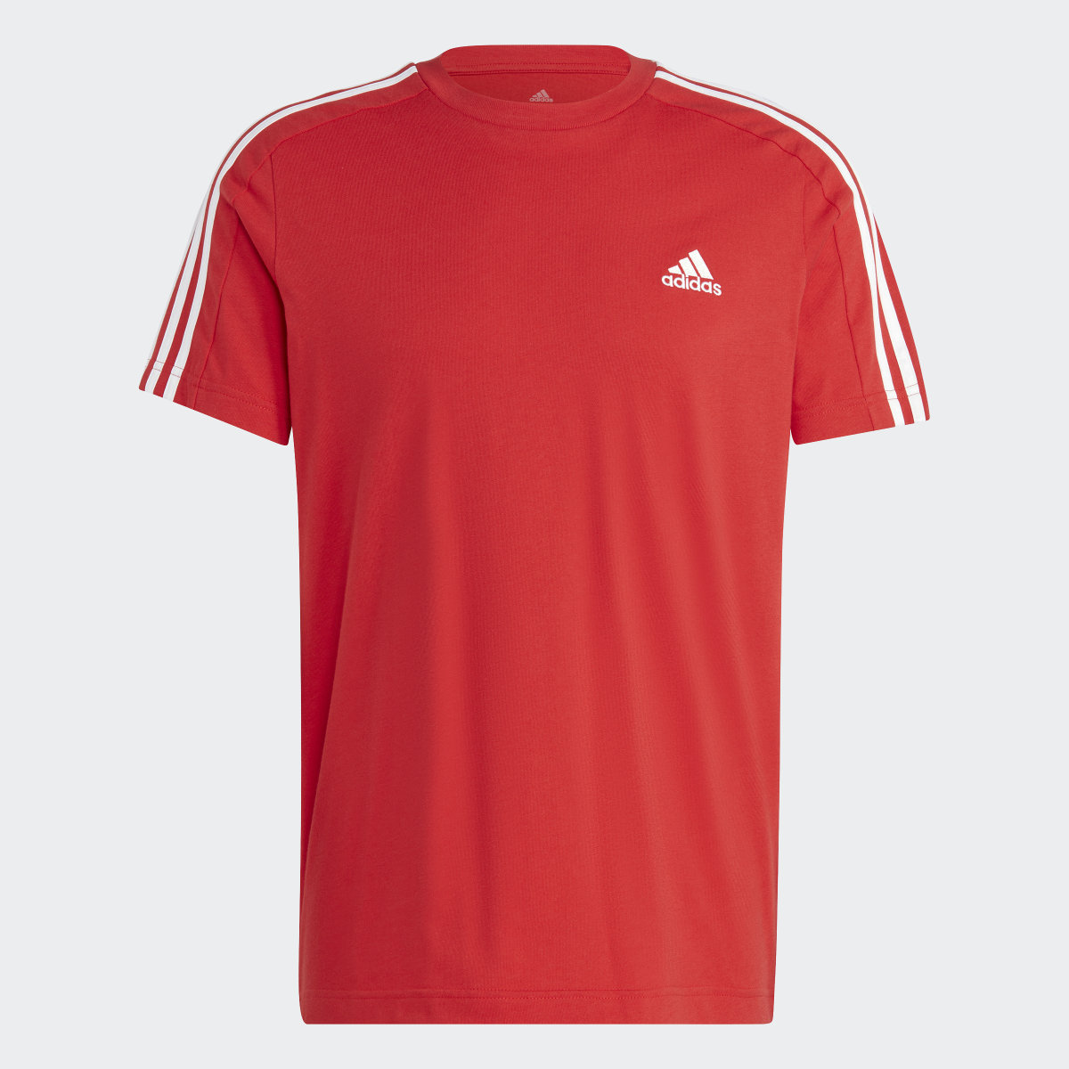 Adidas Essentials Single Jersey 3-Stripes T-Shirt. 5