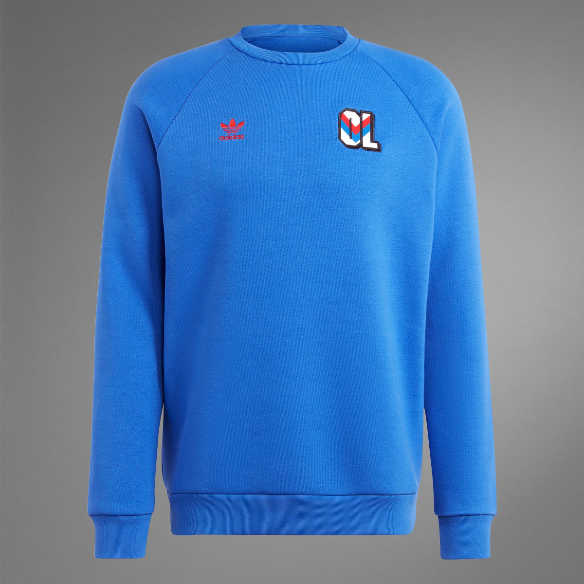 Adidas Olympique Lyon Essentials Trefoil Sweatshirt. 9