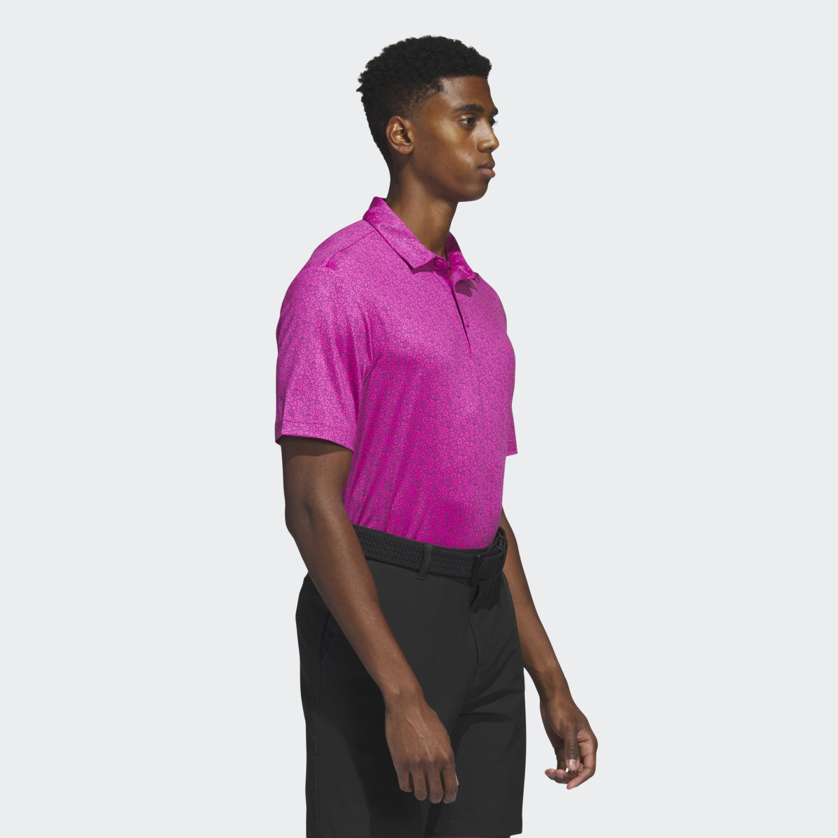 Adidas Ultimate365 Allover Print Golf Polo Shirt. 4