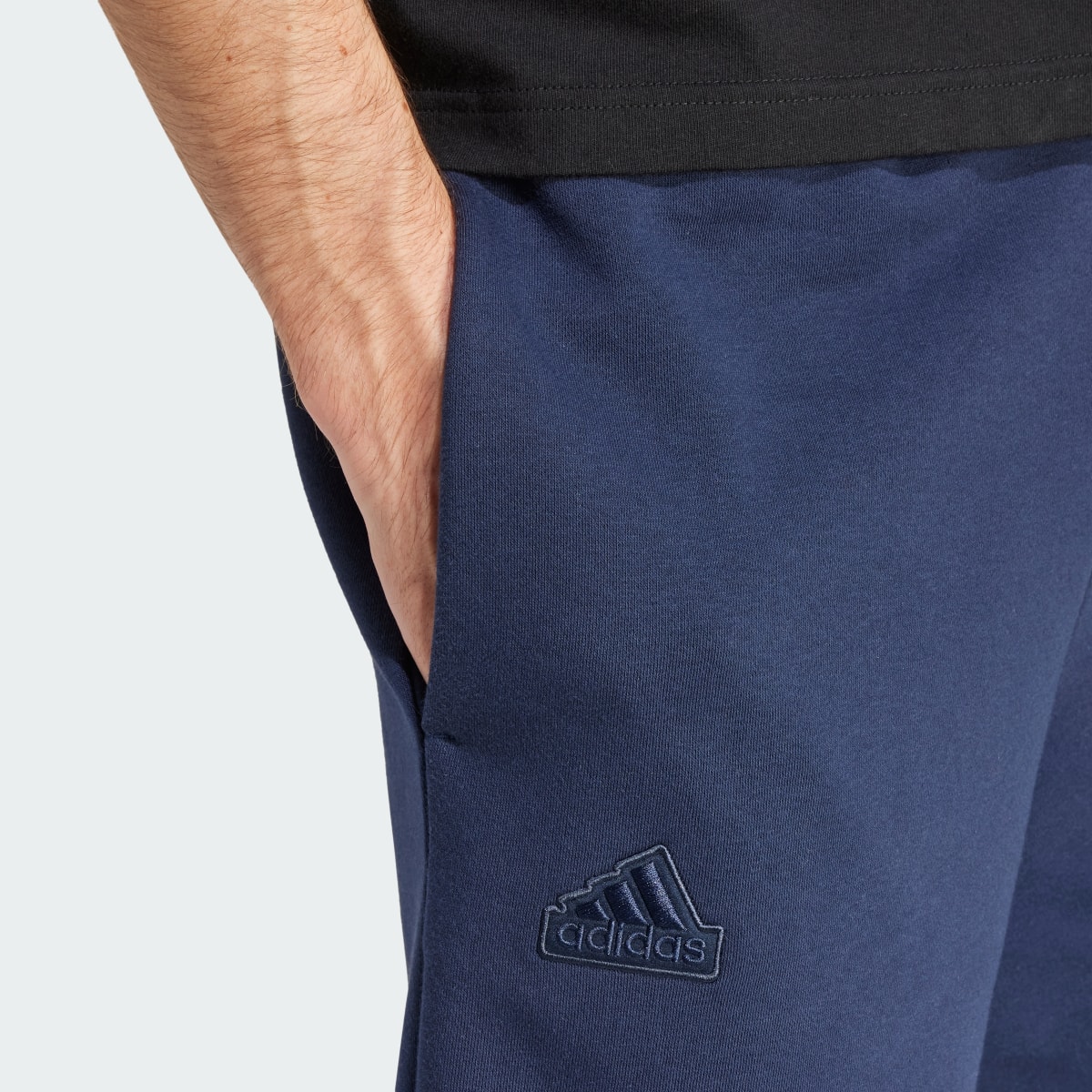 Adidas ALL SZN Fleece Graphic Shorts. 6