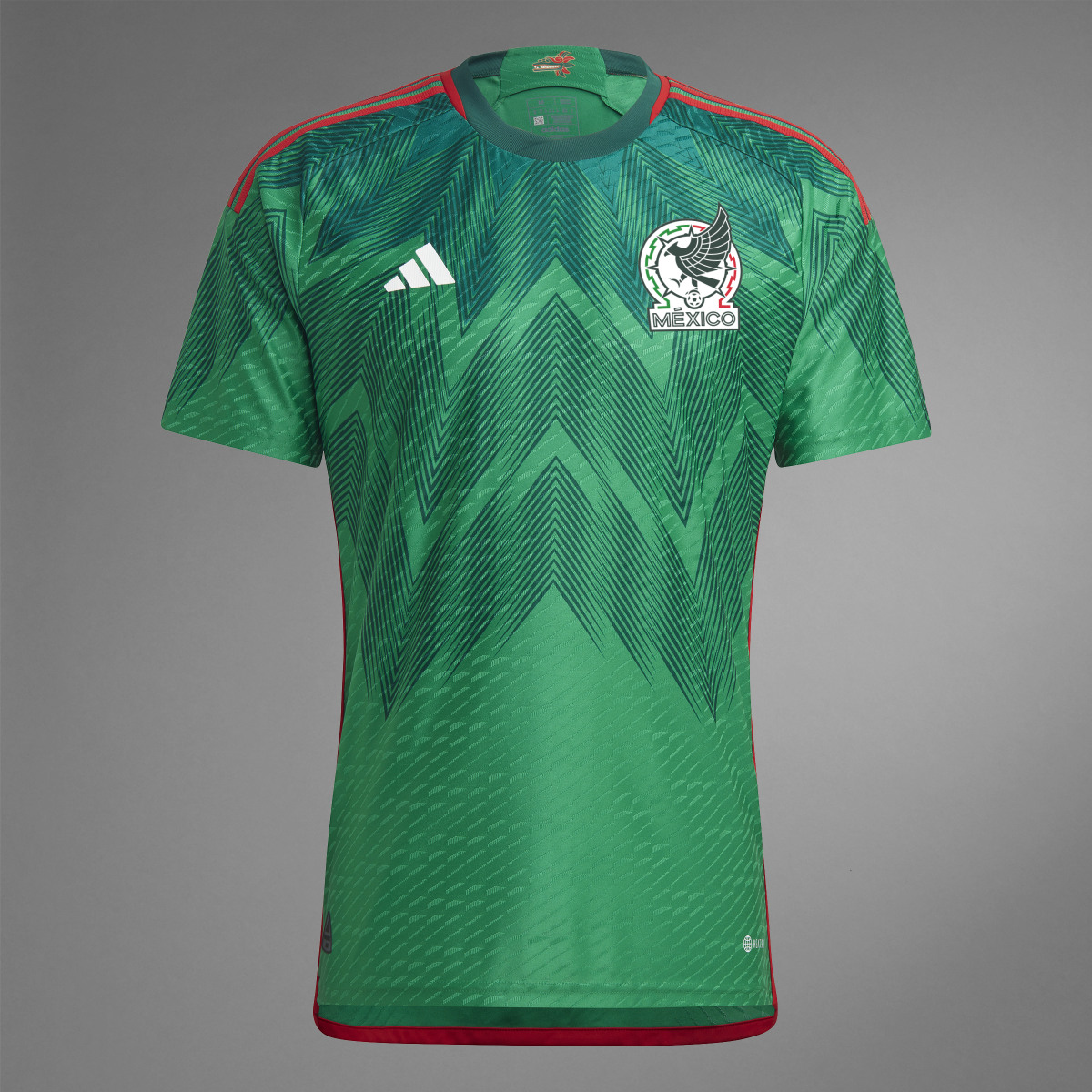 Adidas Mexico 22 Home Authentic Jersey. 10