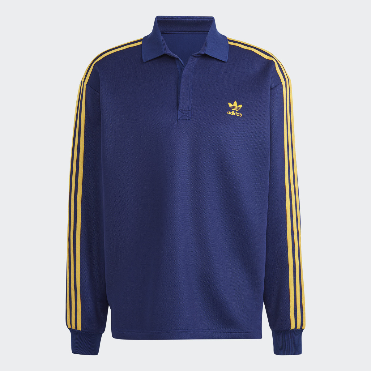 Adidas Adicolor Classics+ Long Sleeve Polo Shirt. 5