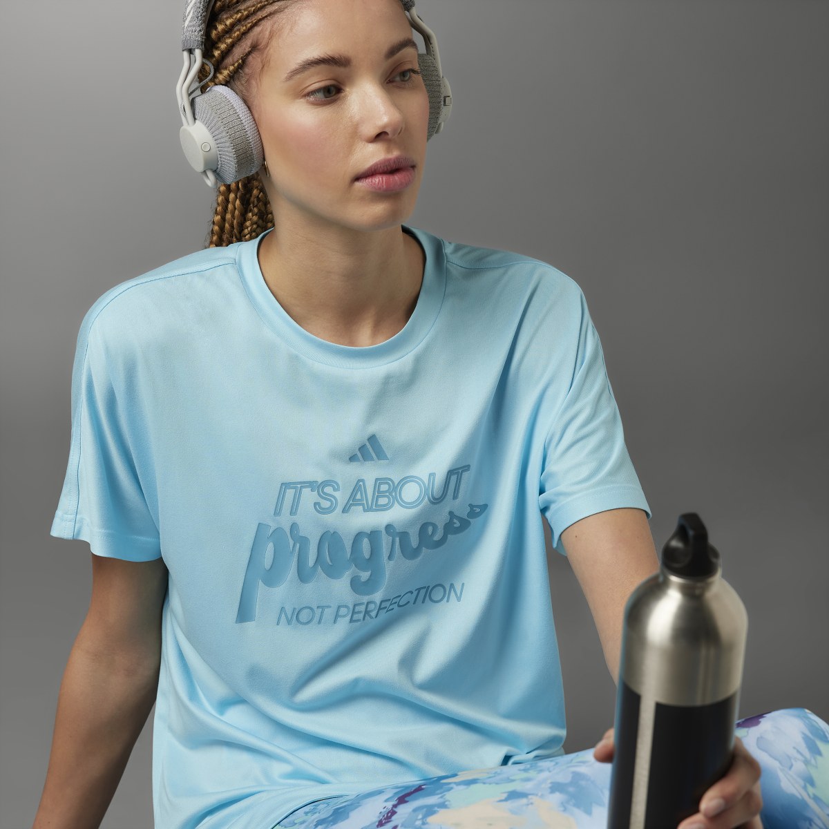 Adidas Lift Your Mind Loose Graphic Tee. 6