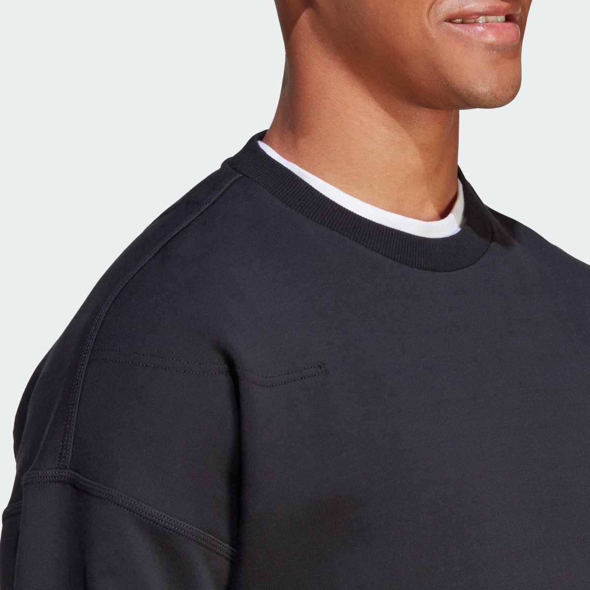 Adidas Lounge Fleece Sweatshirt. 9
