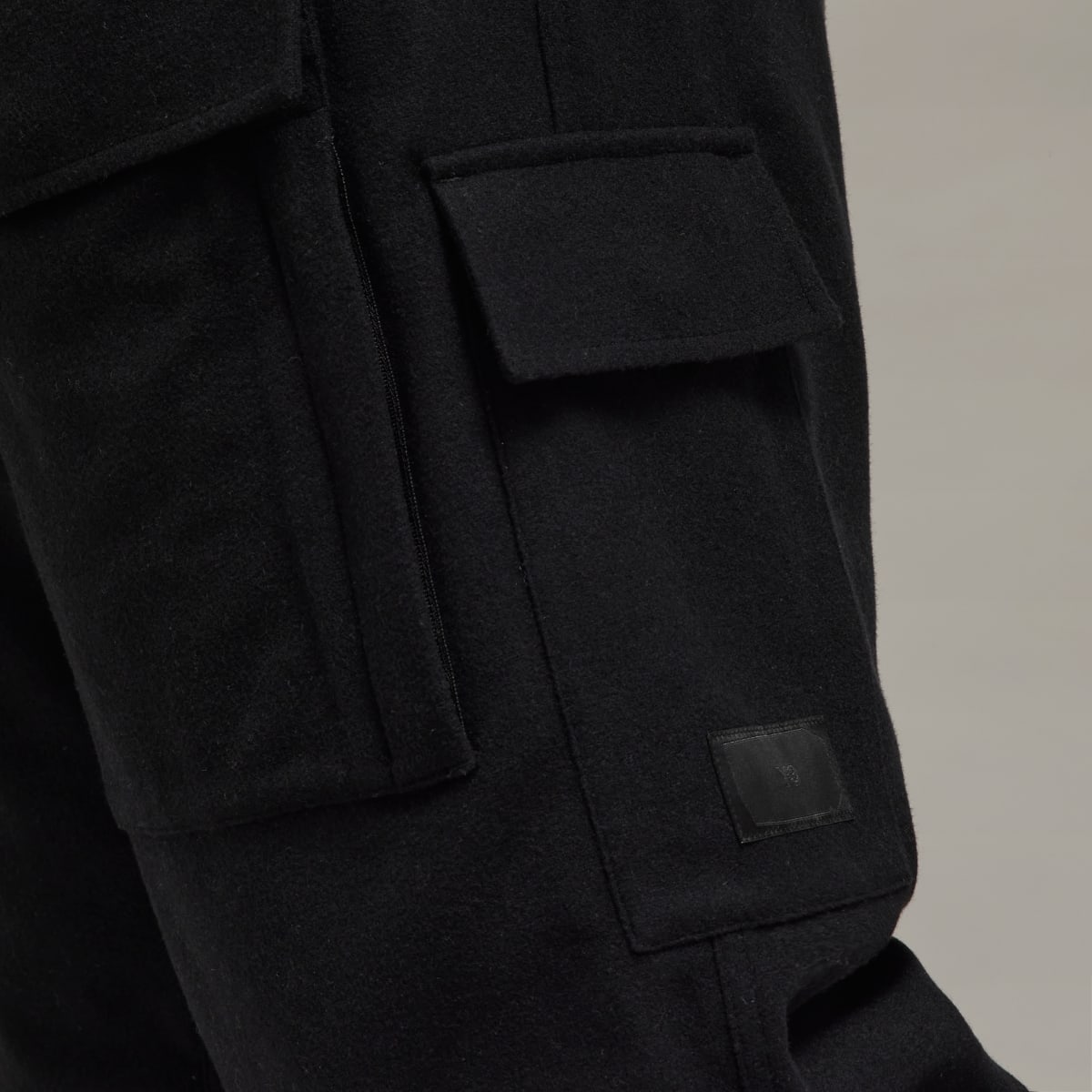 Adidas Y-3 Wool Flannel Cargo Pants. 8